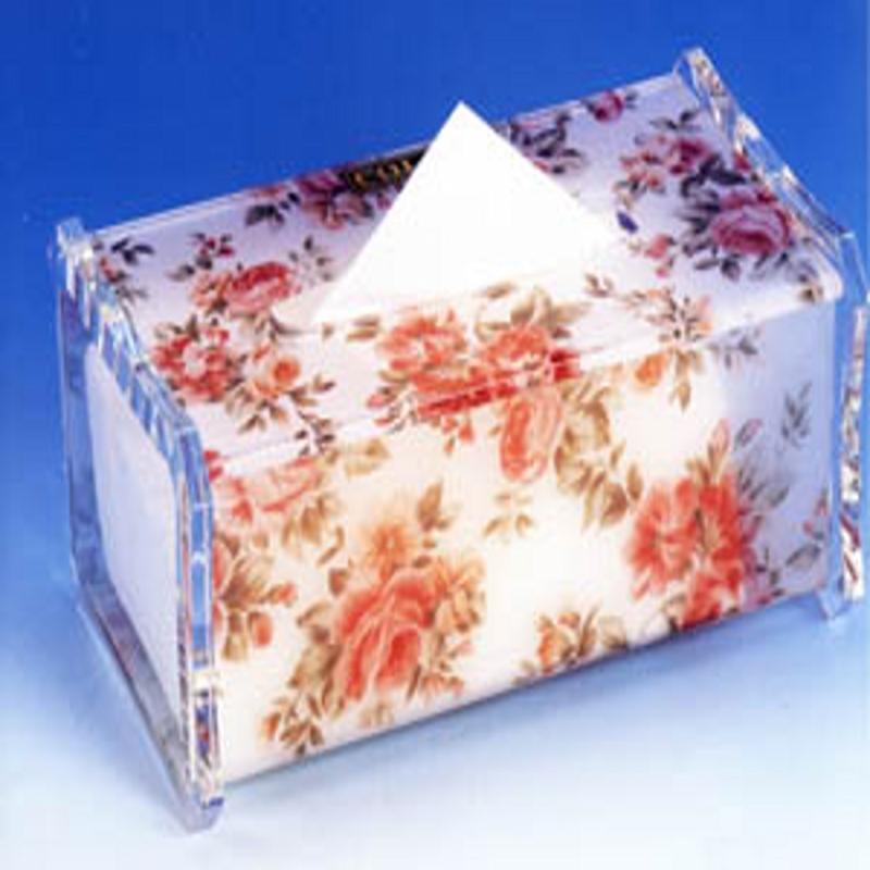 【宁波&可定制】压克力布板餐巾纸盒 亚克力抽纸盒YS5002